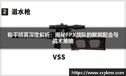 和平精英深度解析：揭秘FPX战队的默契配合与战术策略